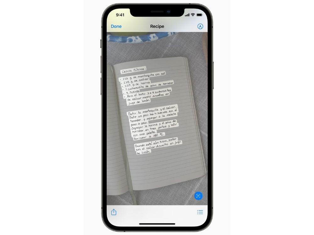 iOS 15 Live Text 